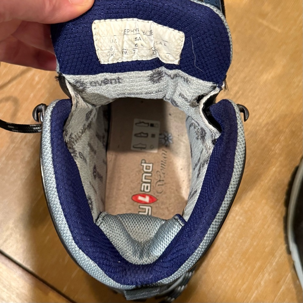 Kayland Women’s Zephyr Hiking Boot Vibram Outsole Breathable Waterproof Sz 8 - Picture 10 of 12